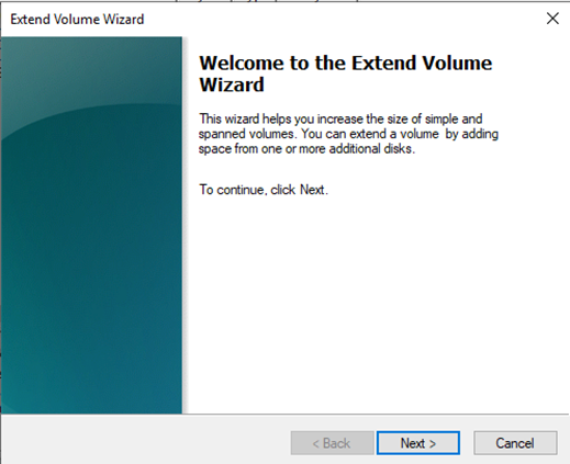 extend partition wizard