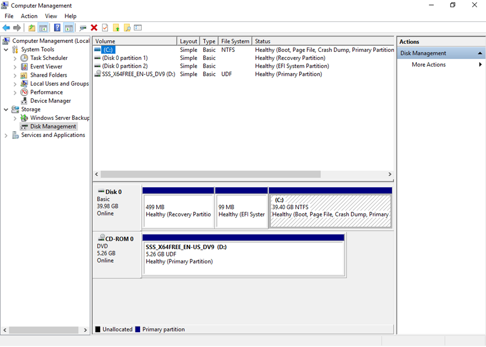 windows disk manager