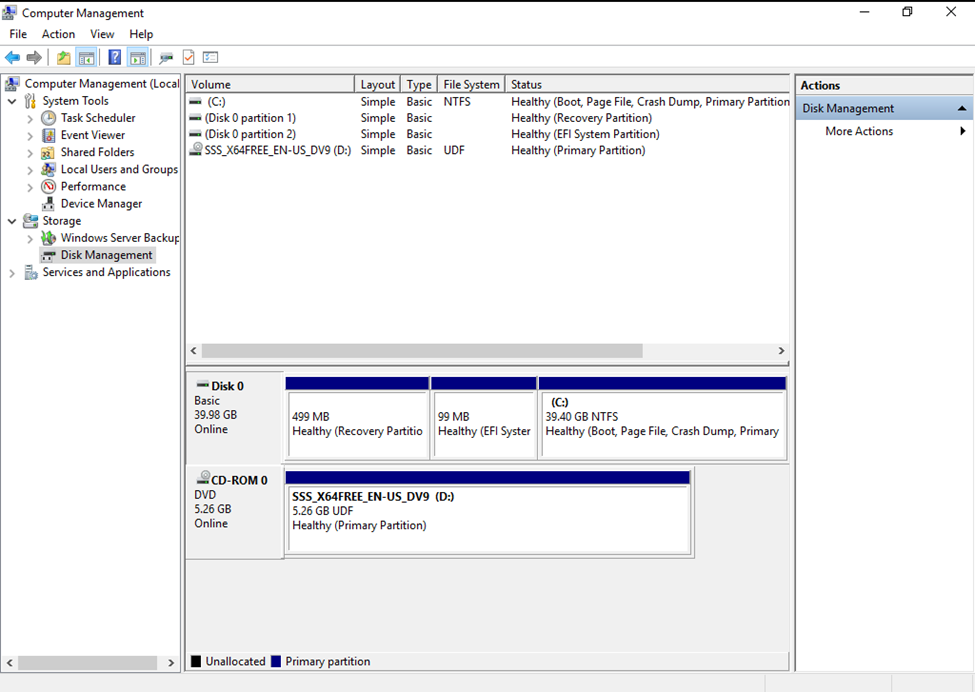 disk management