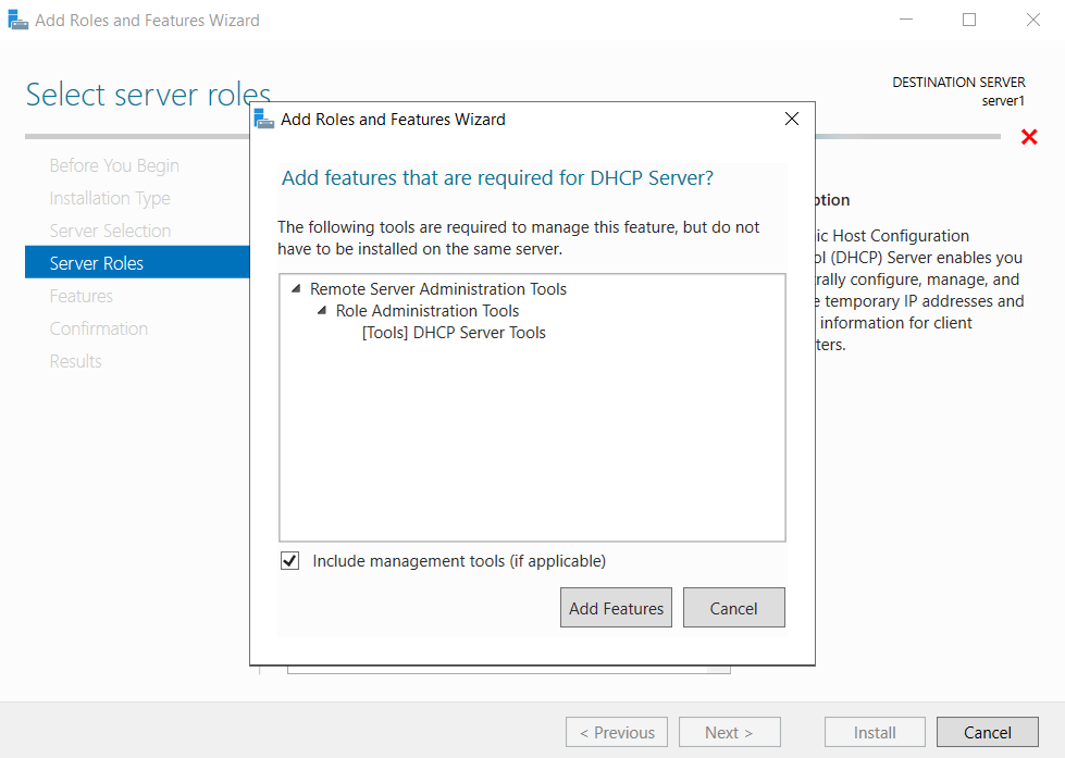 add dhcp server tools