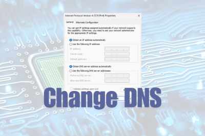 Change DNS In Windows